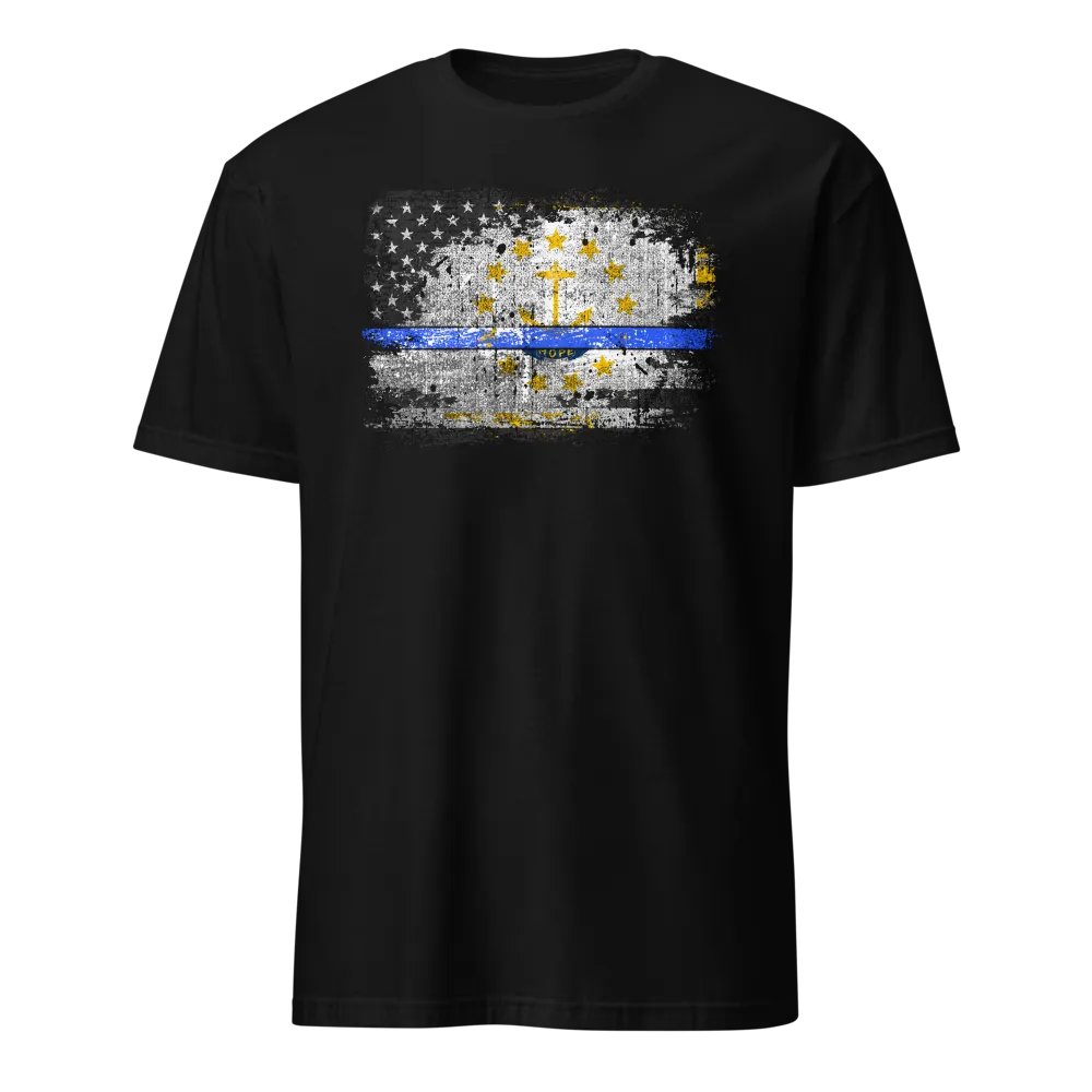Rhode Island Thin Blue Line Flag product image (1)