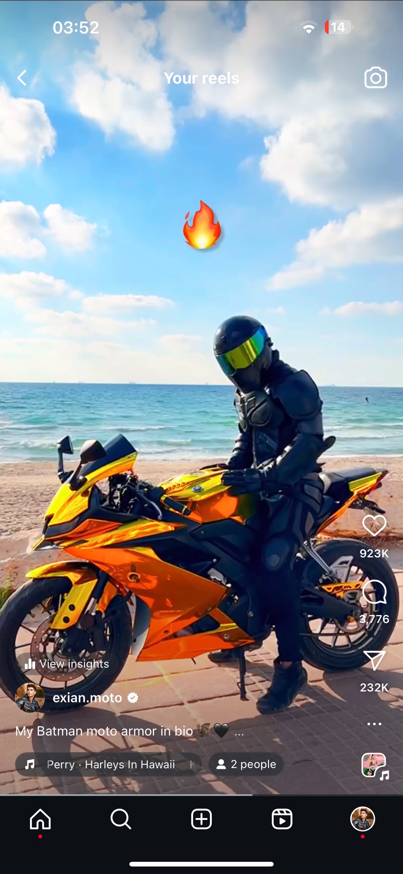 Personal video hello, B-day greeting from Batman Biker! product image (8)