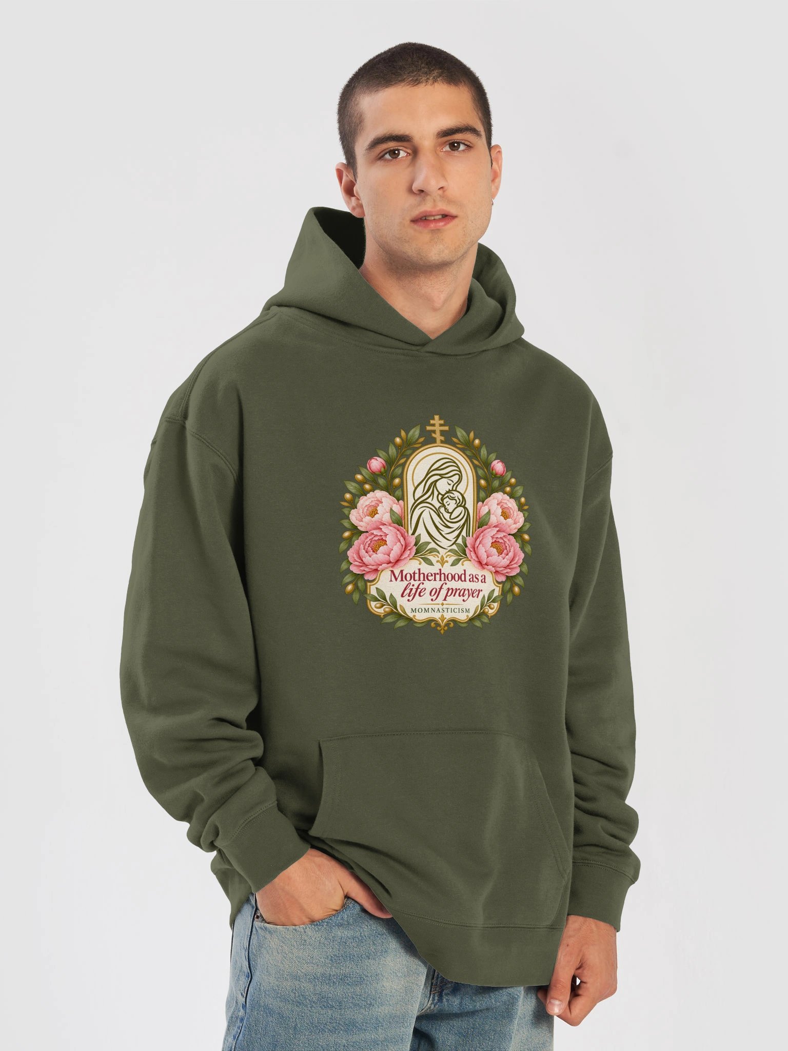 Motherhood as a Life of Prayer | Peony Hoodie product image (25)