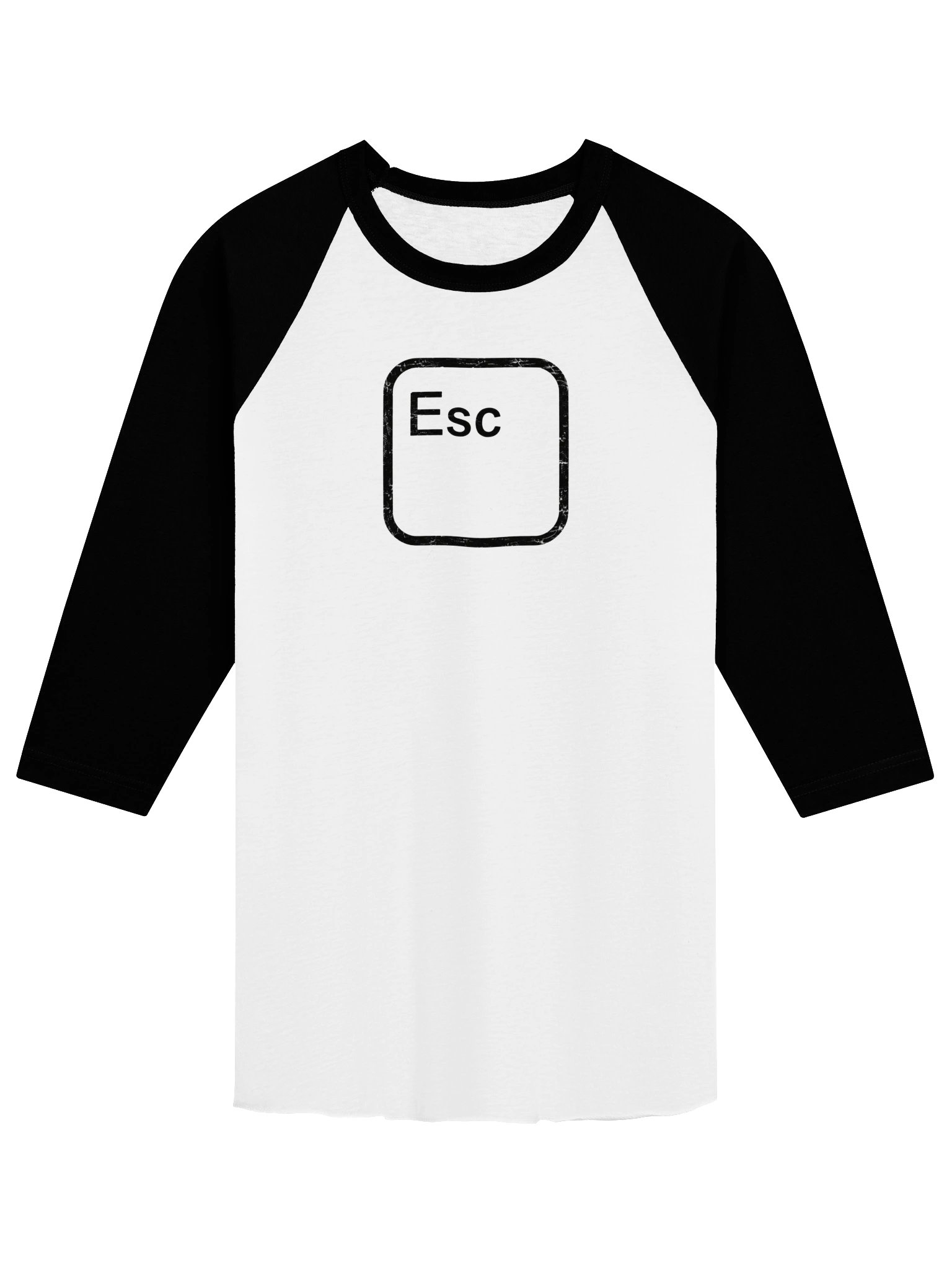 Alex Weiss Esc Key 3/4 Sleeve Raglan Shirt product image (2)