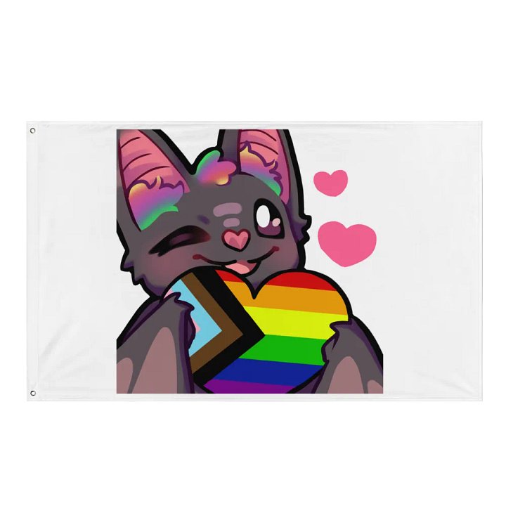 Pride Love Bat Flag product image (1)