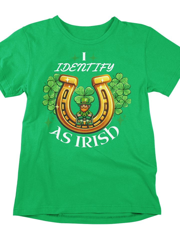 I Identify as Irish Tee: Lucky Charm Edition! product image (1)