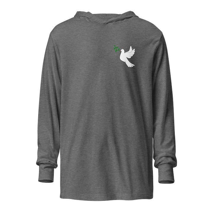 Dove of Peace/ Jesus is King Hooded Long-Sleeve Tee product image (1)