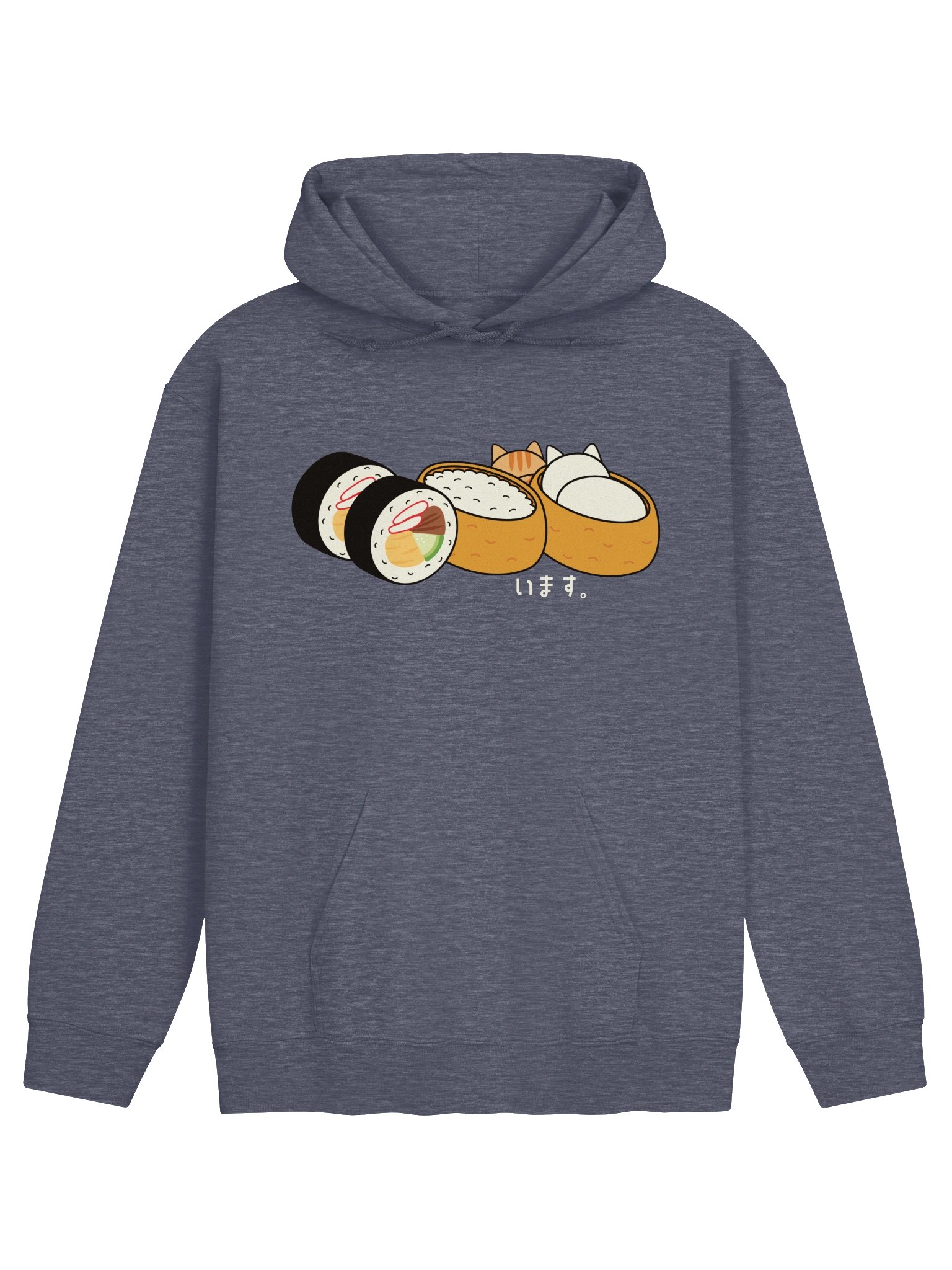 Inari Sushi and Futomaki Cat - Unisex Adult Hoodie product image (1)