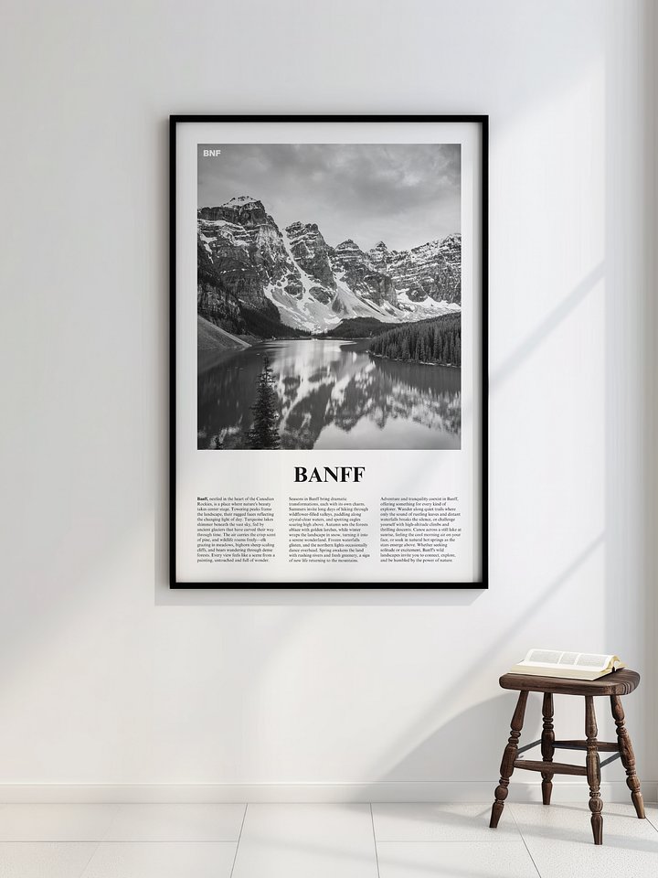 Banff 01 Newspaper Poster | Framed product image (2)