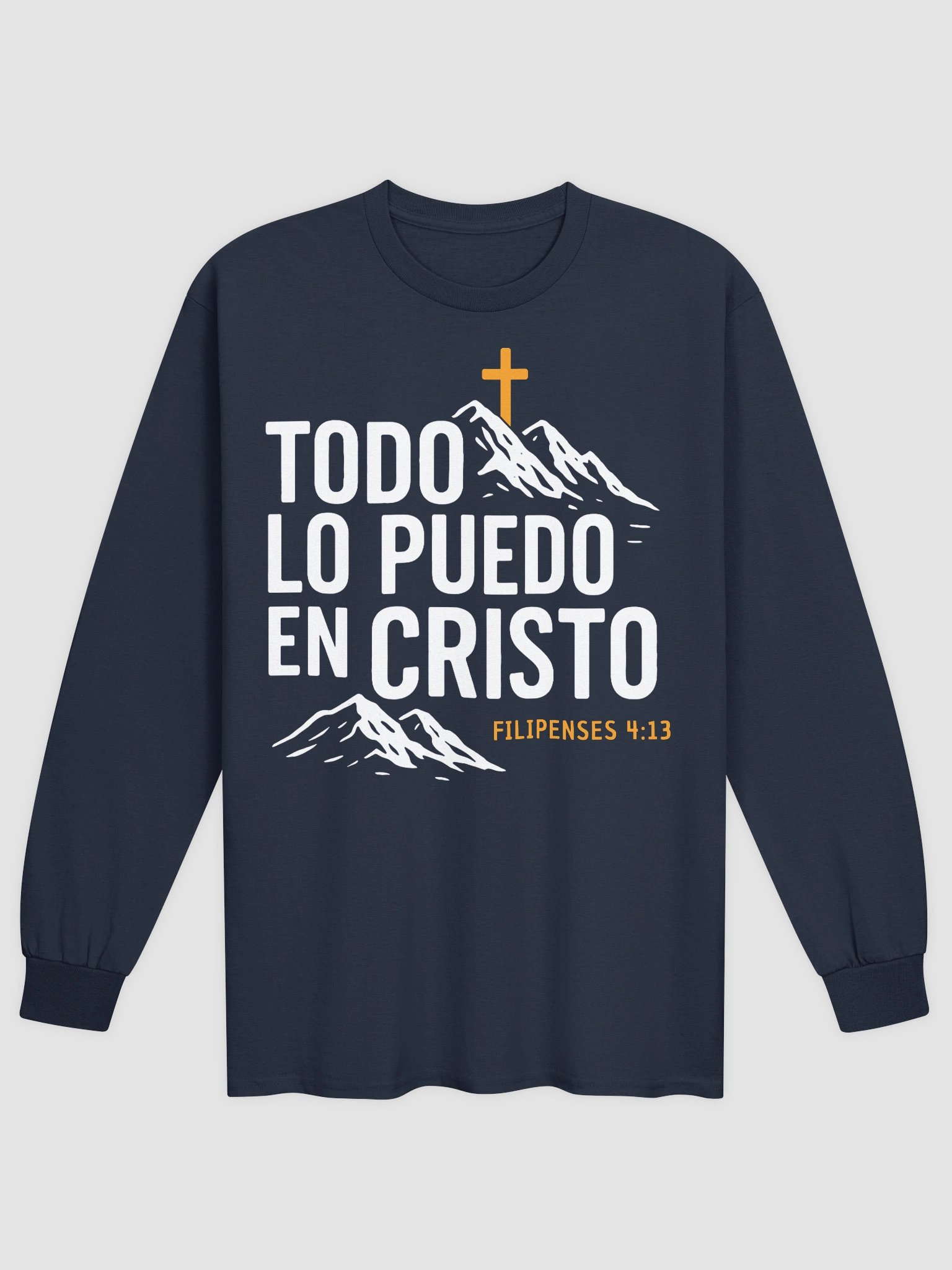 Camiseta Unisex Manga Larga | Todo lo puedo en cristo product image (1)