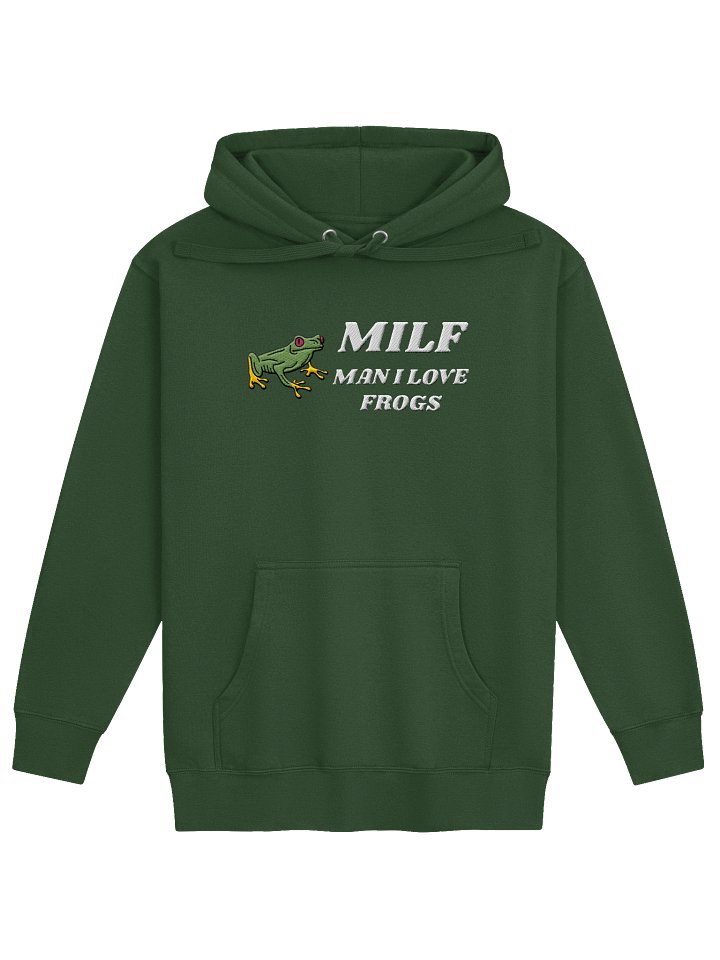 Milf Man I Love Frogs Embroidery Premium Hoodie product image (18)