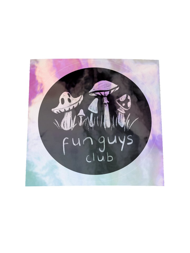 Fun Guys Club Holographic Vinyl Sticker product image (1)