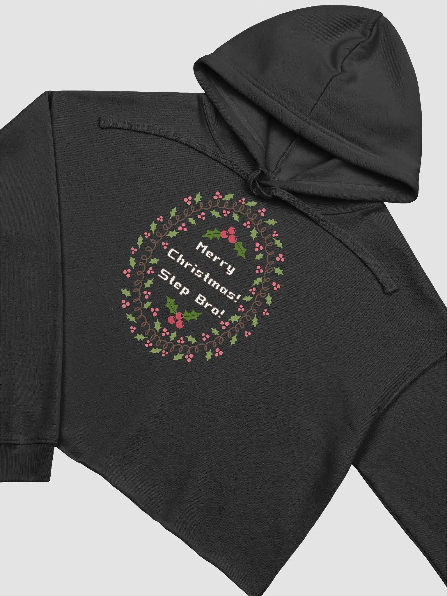 Step Bro Christmas Cropped Hoodie product image (3)
