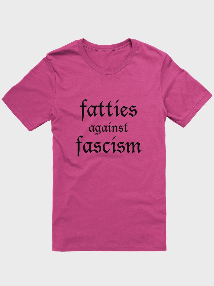 fatties against fascism t-shirt product image (1)