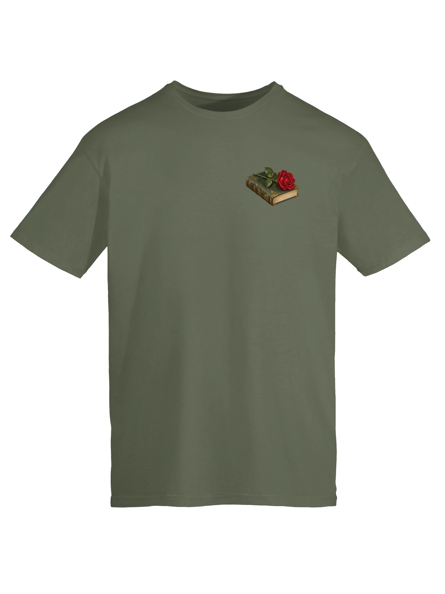 Between the Pages - Olive Green Classic T-Shirt product image (5)