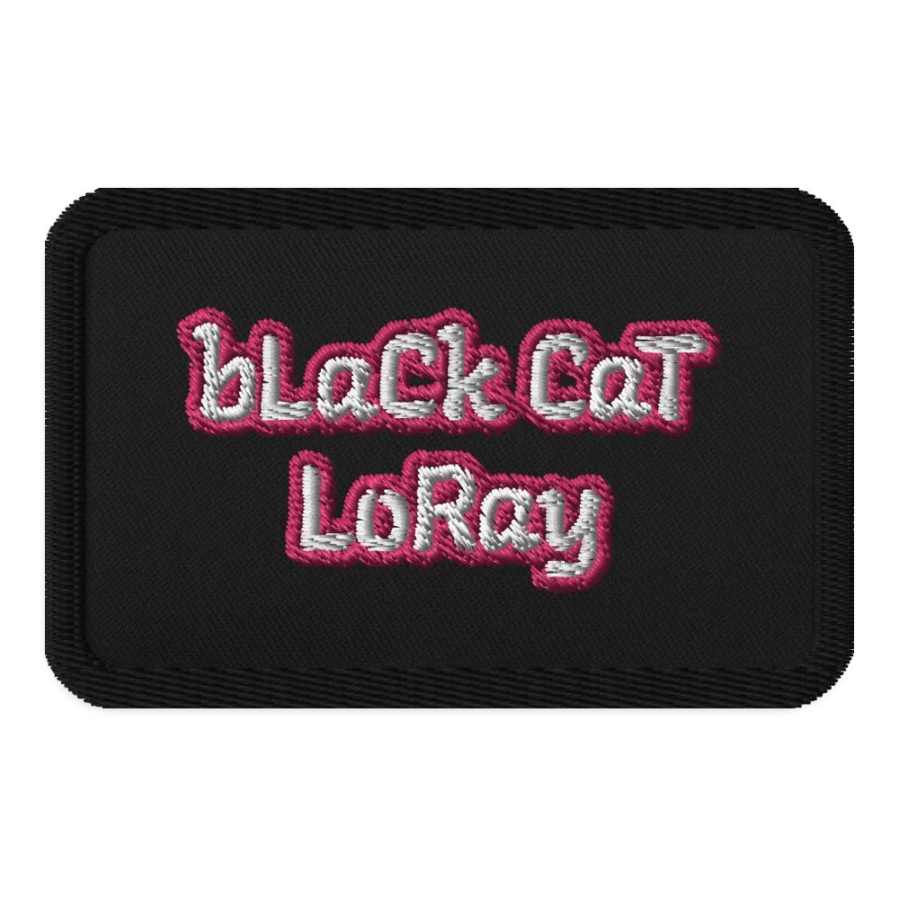 LoRay - bLaCk CaT patch product image (1)
