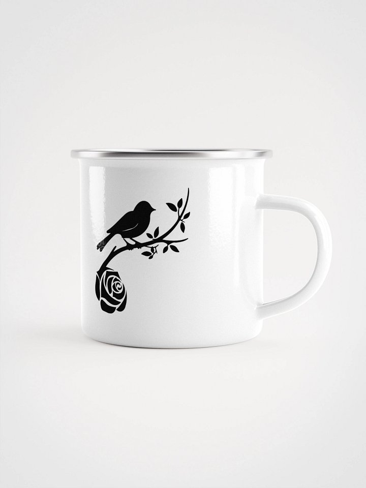 The Nightingale and the Rose Enamel Mug product image (1)