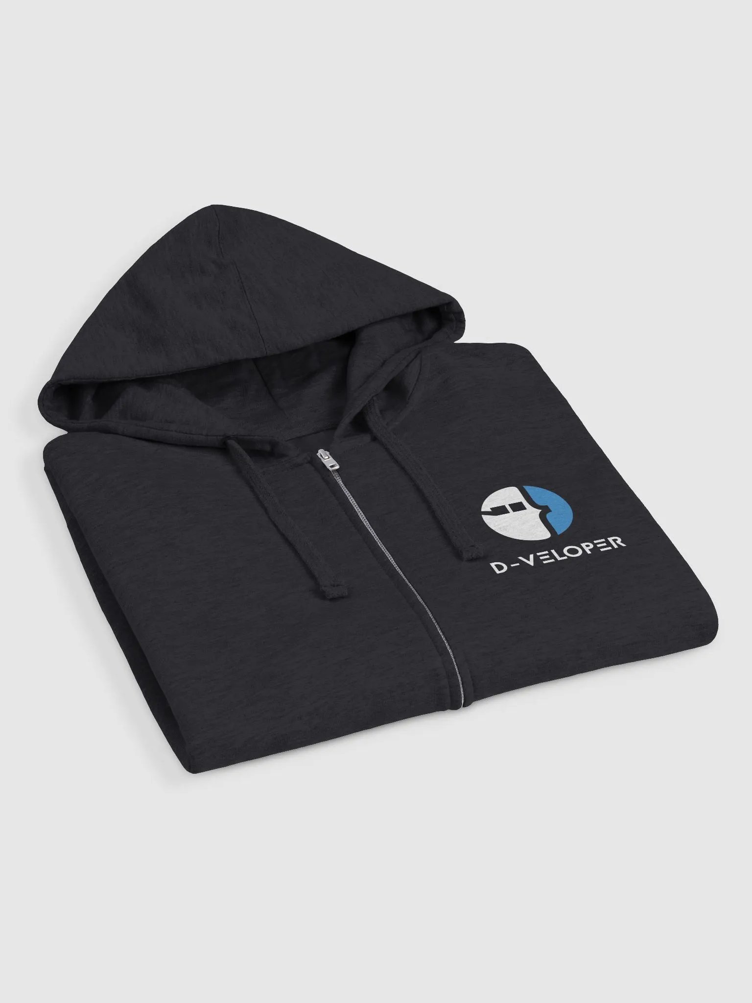D-VELOPER Zip Up Hoodie dark mode product image (4)