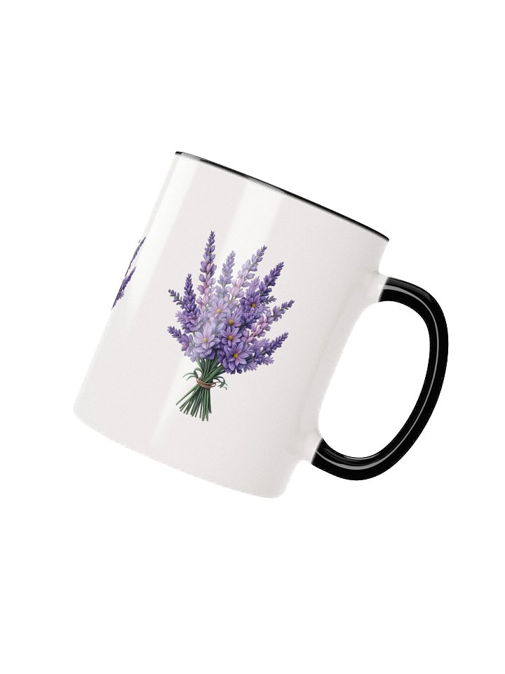 Lavender Bouquet Mug – Botanical Lavender Coffee Cup, Floral Tea Mug, Cottagecore Lavender Drinkware product image (11)