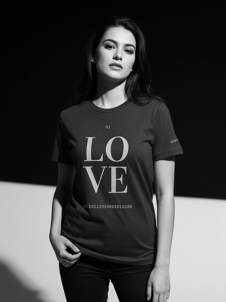 Binary Love T-shirt (Heavy Edition) product image (1)