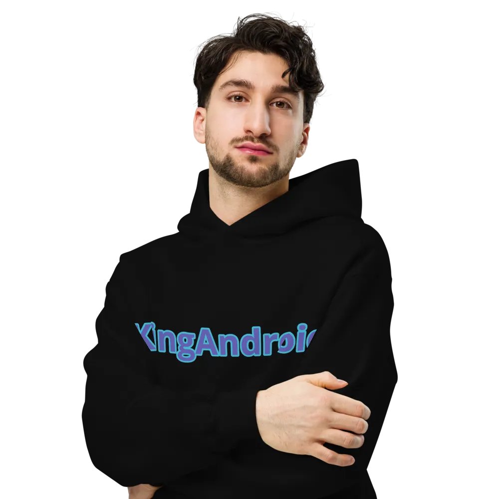 Purple and blue KingAndroid hoodie product image (6)