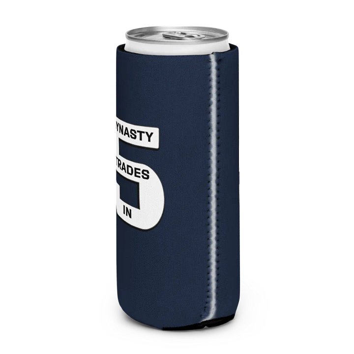Copy of Dynasty Trades in 5 - Koozie (Slim Navy) product image (2)