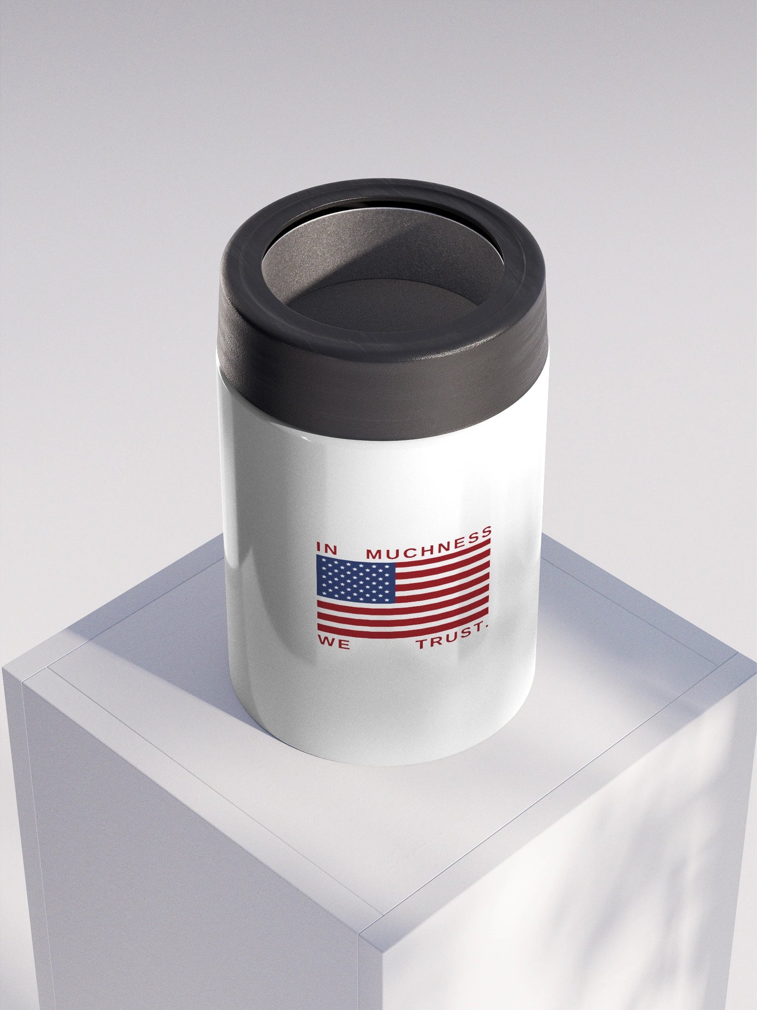 LIMITED EDITION: In Muchness We Trust metal koozie product image (4)