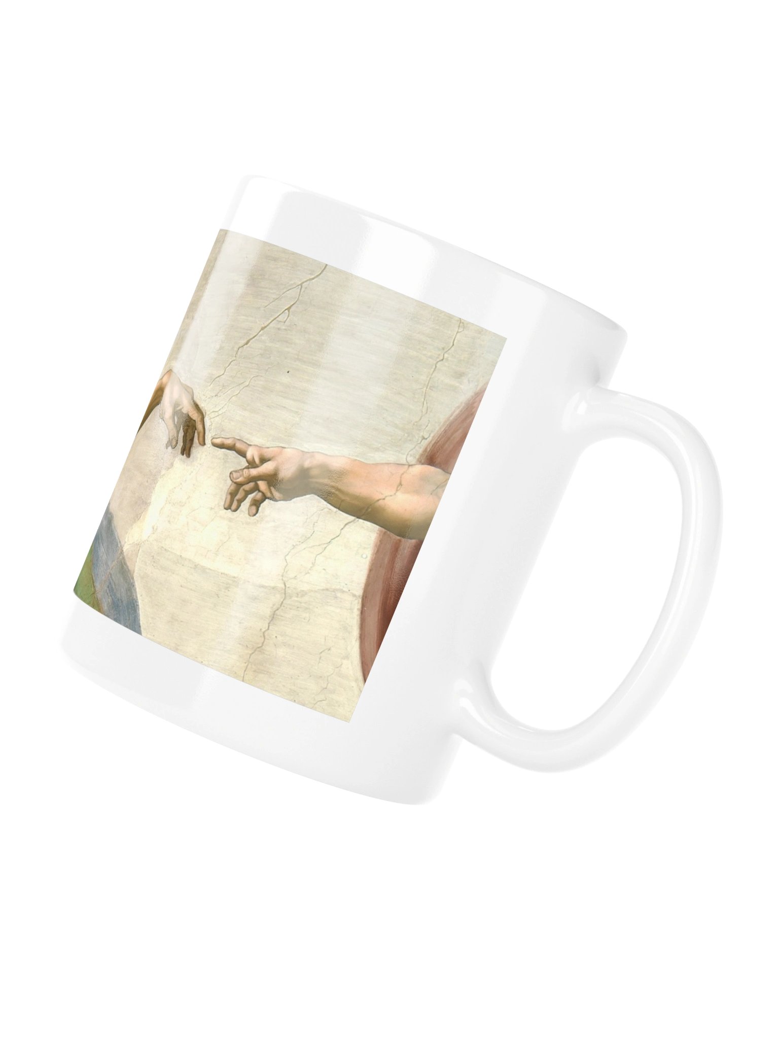 Michelangelo – The Creation of Adam (Hands Detail) – Mug product image (7)