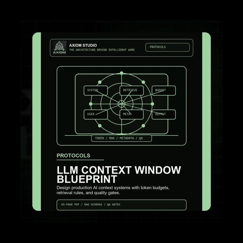 Enterprise LLM Context Window Optimisation Blueprint product image