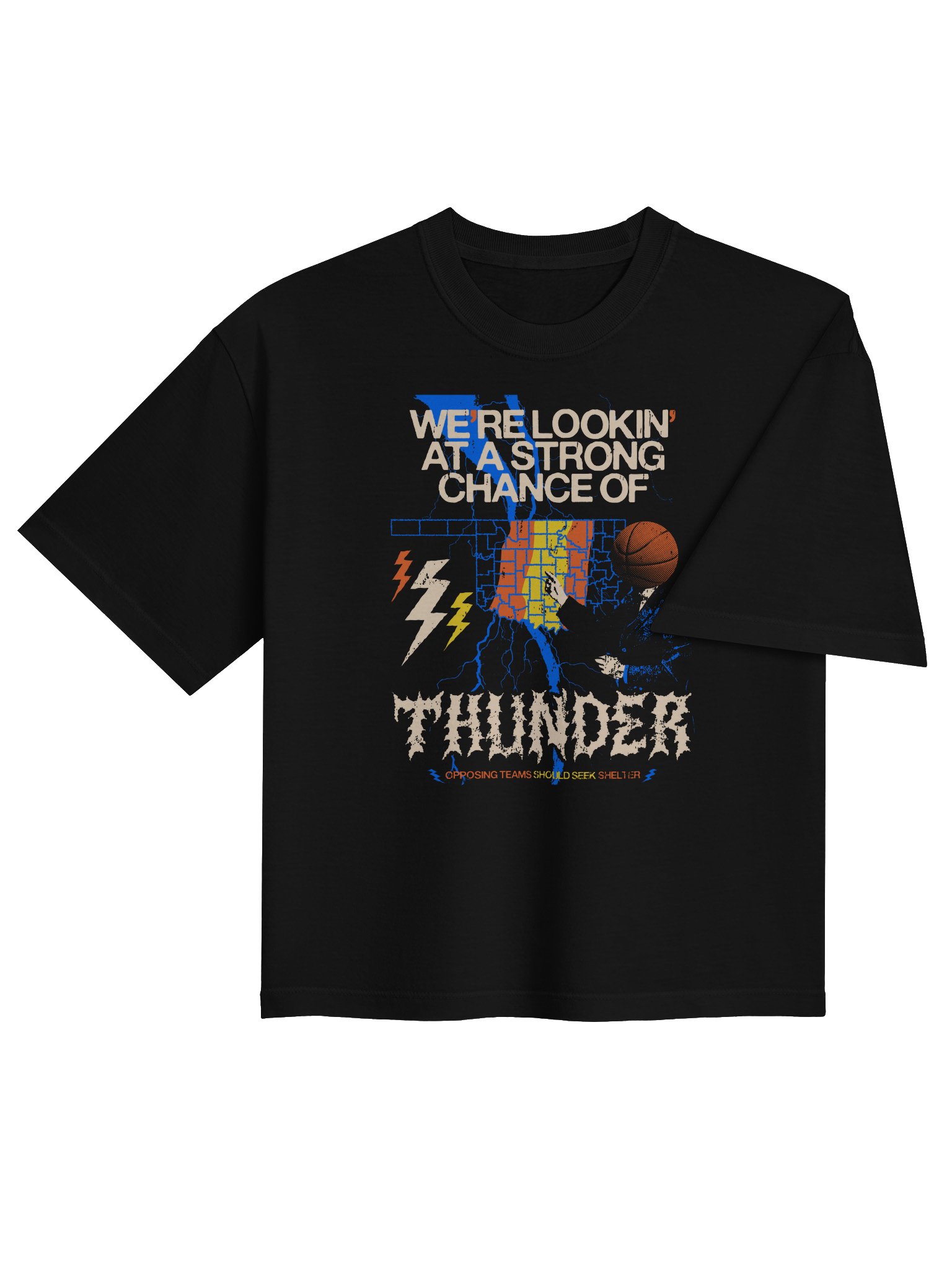Chance of Thunder Boxy Women's Tee product image (4)