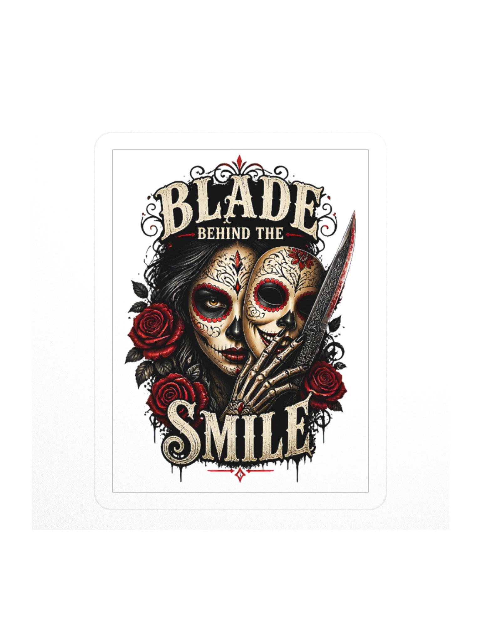 Blade Behind the Smile Sticker product image (1)