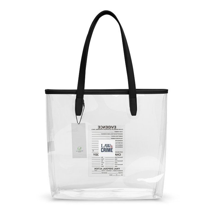 Clear "Evidence" Tote Bag product image (2)