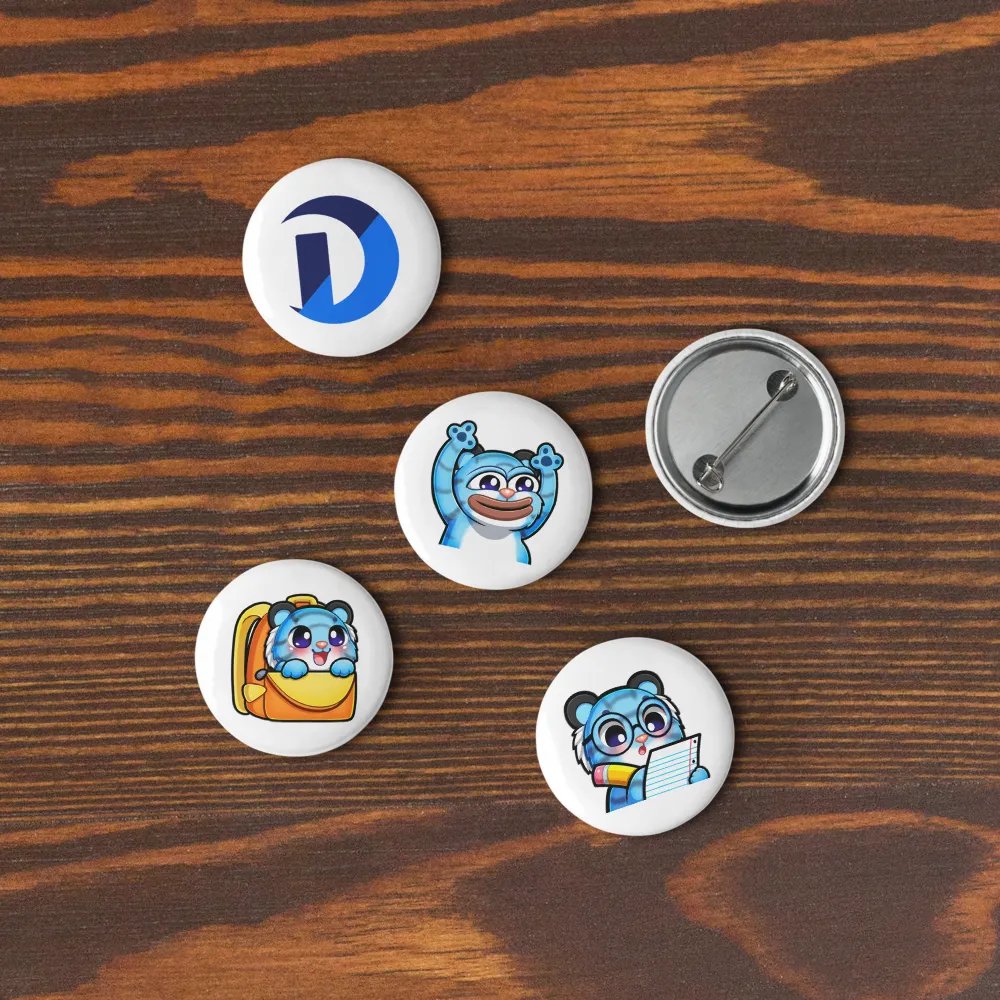Dusking Pin Buttons (Set of 5) product image (3)