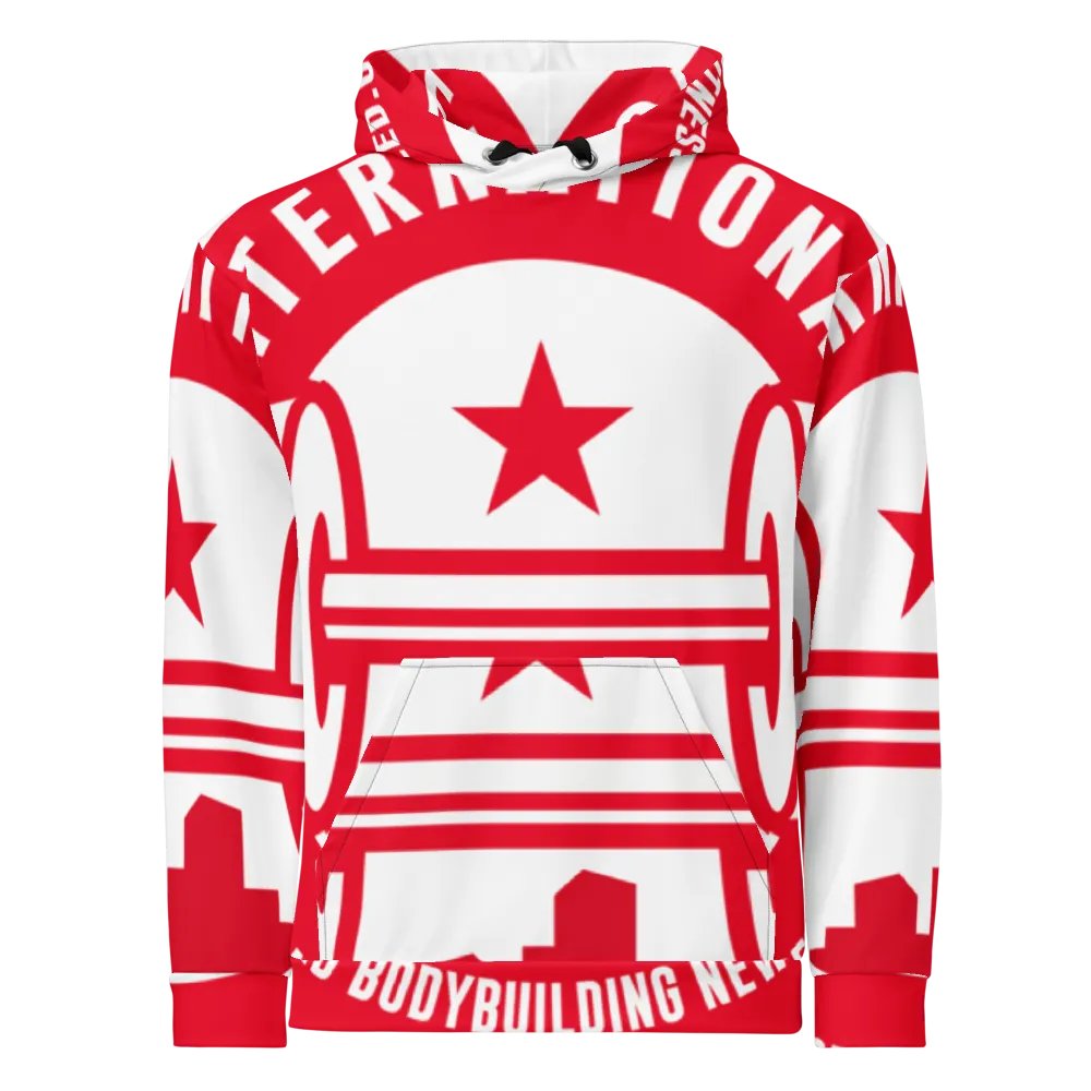 IFBNewsfeed.Org's All-Over Print Recycled Unisex Hoodie product image (1)