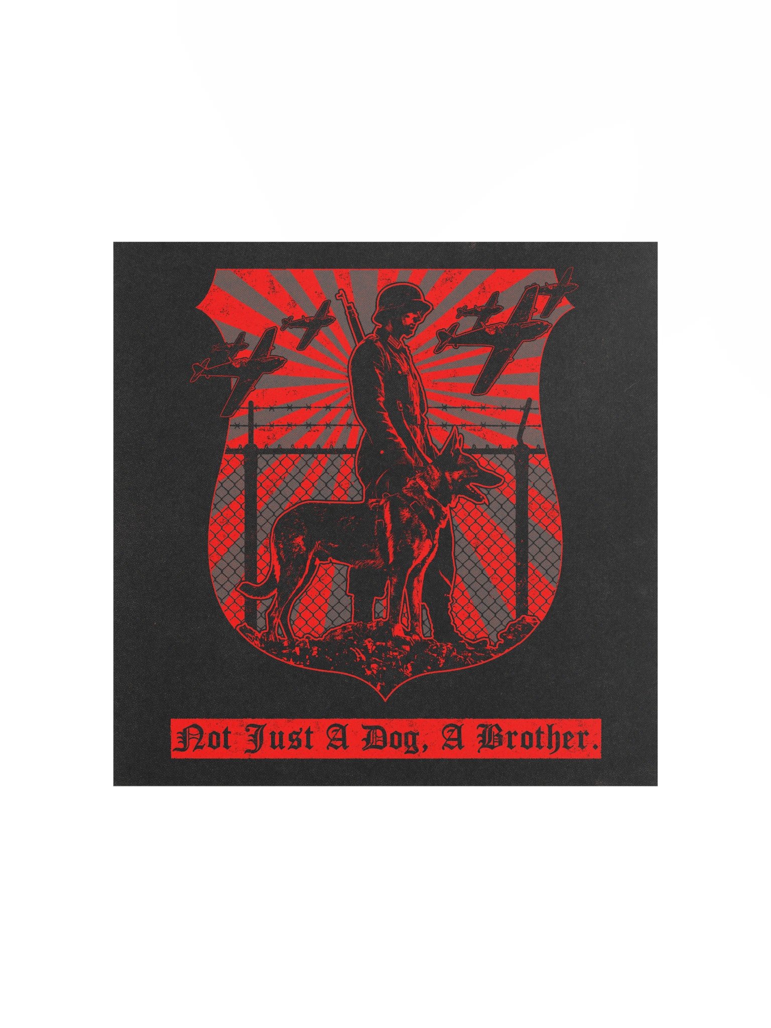 "BROTHERHOOD TO THE GRAVE" POSTER RED product image (1)