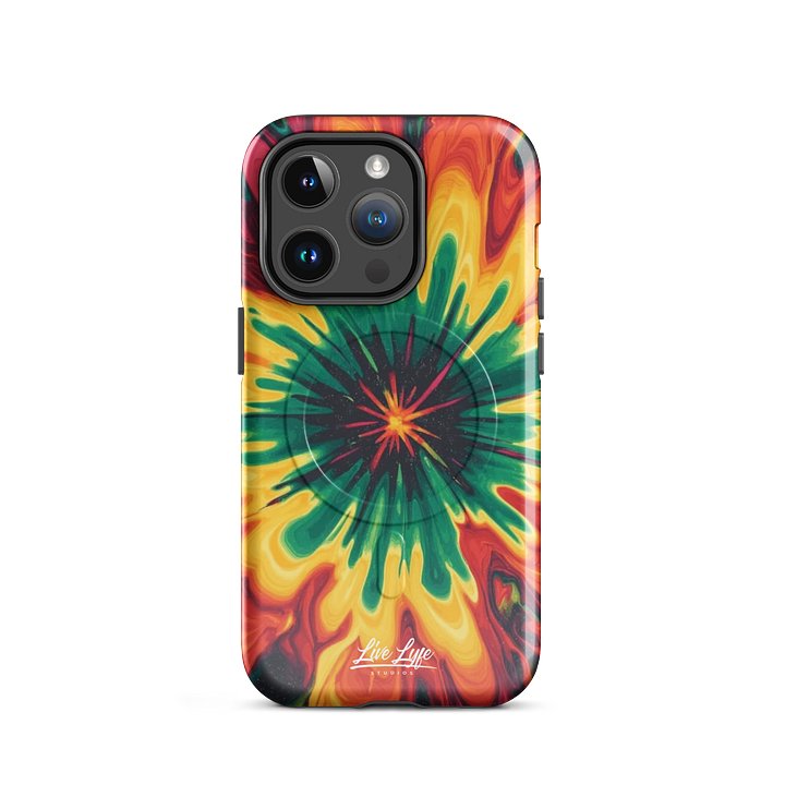 Color Explosion Rasta MagSafe tough case for iPhone product image (2)