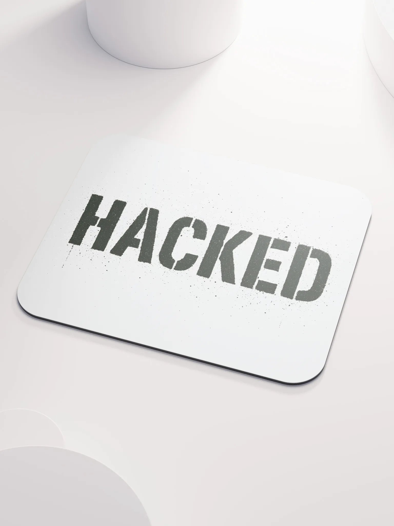 Hacked Mouse Pad White product image (3)