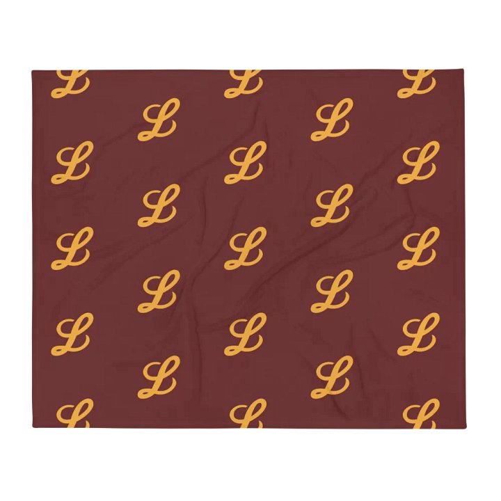 Gold "L" Pattern Blanket product image (1)