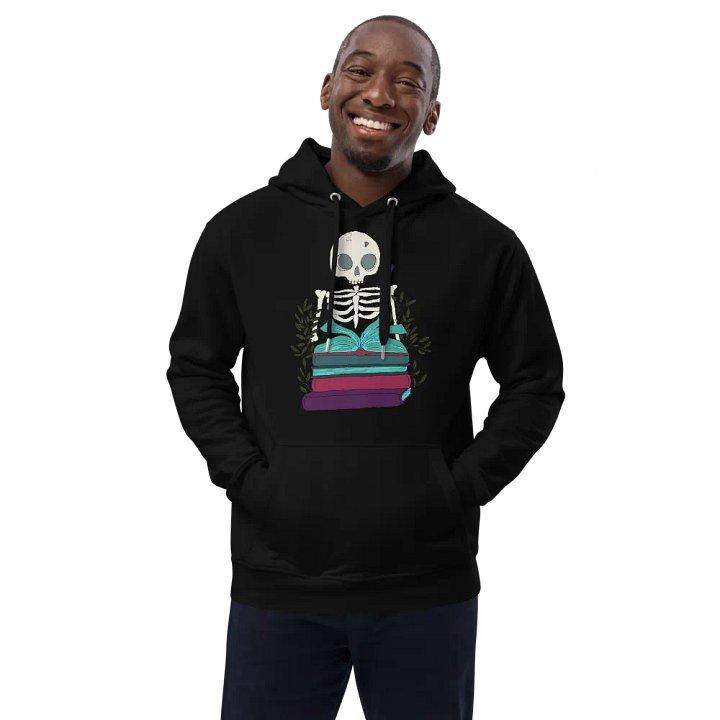 Skelly Book Club Eco Hoodie product image (1)