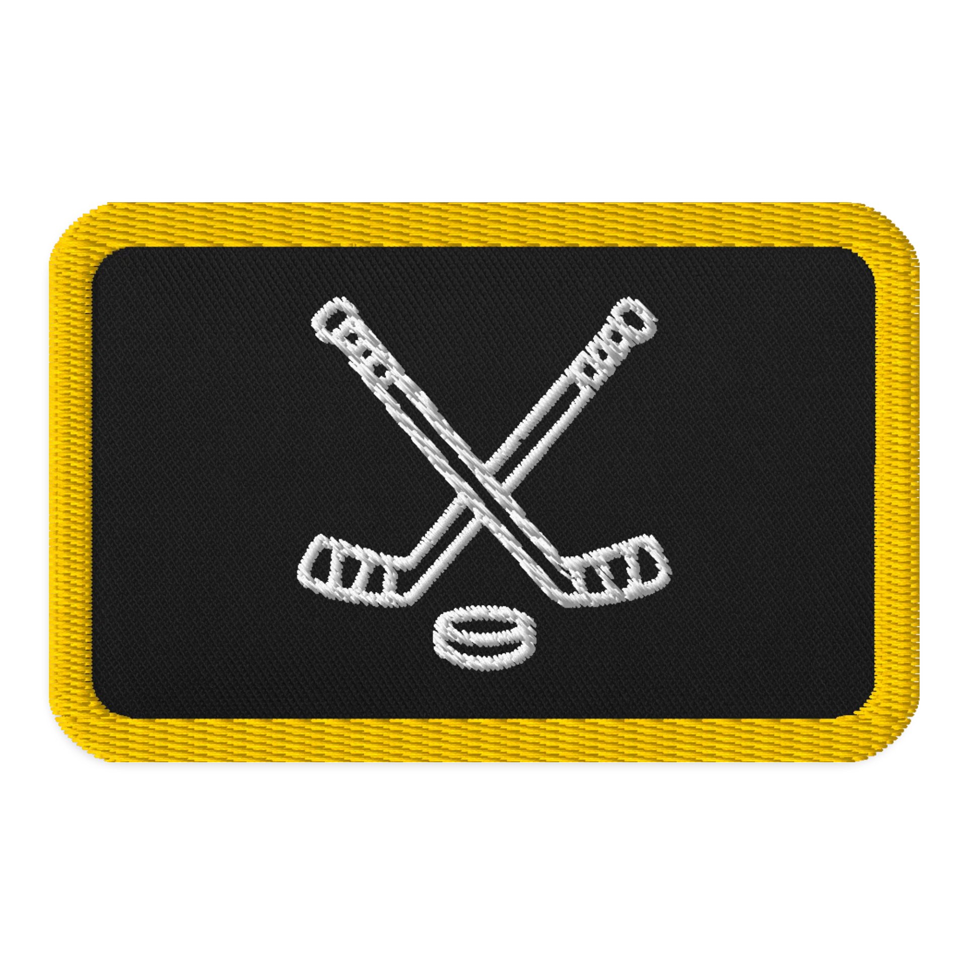 Crossed Sticks Hockey Patch product image (1)