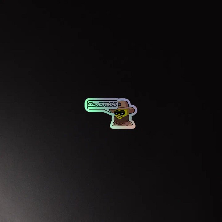 gunDAMN! Holo Sticker product image (4)
