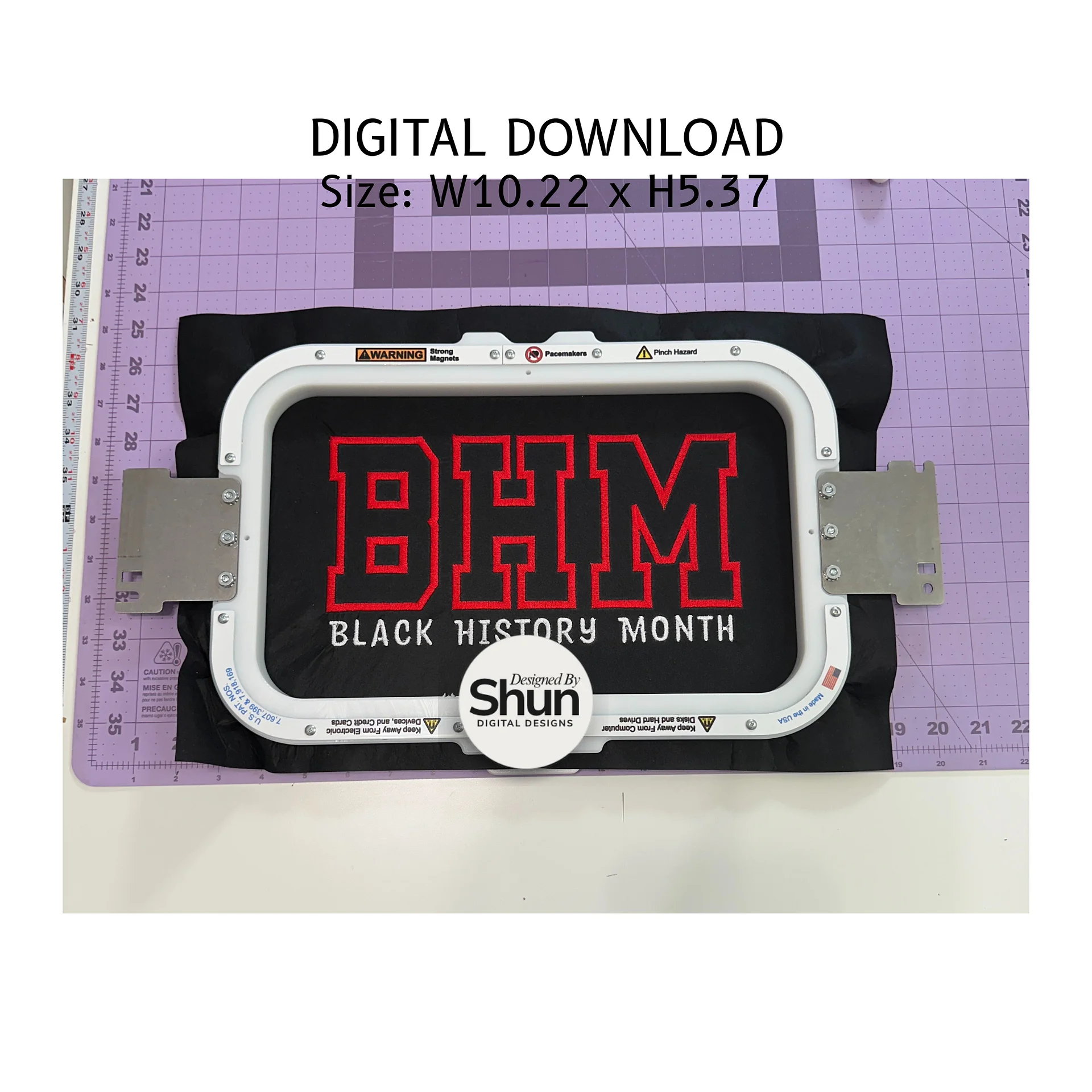 BHM Applique Embroidery Design product image (2)