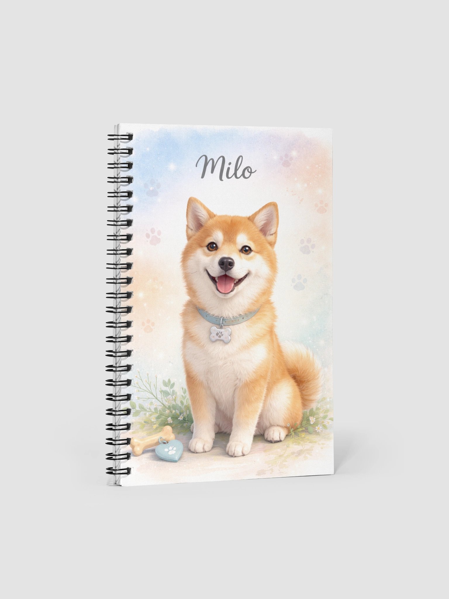 Whimsical Sky Spiral Notebook product image (1)