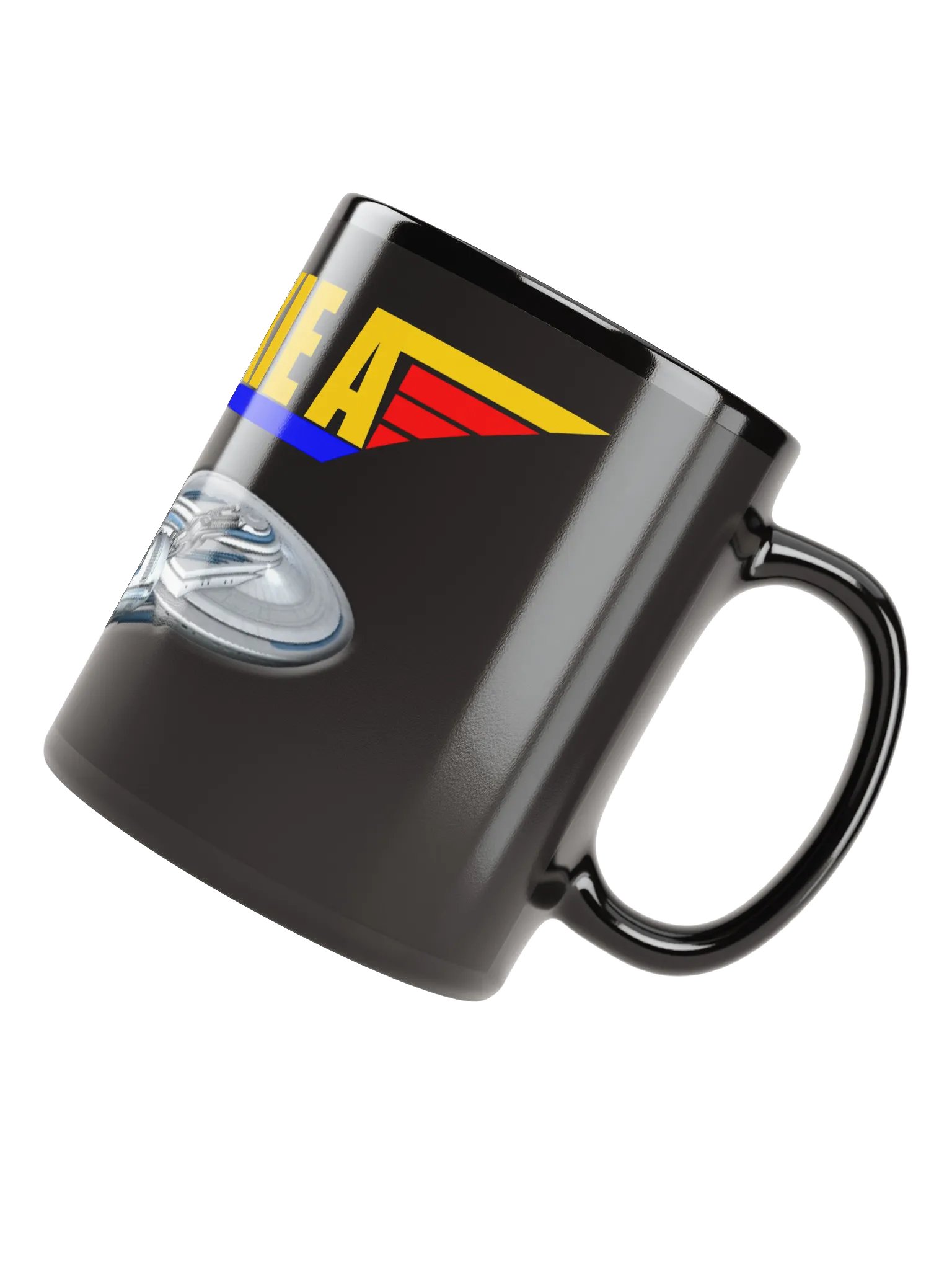 Franklin A Spacecraft Black Mug product image (4)
