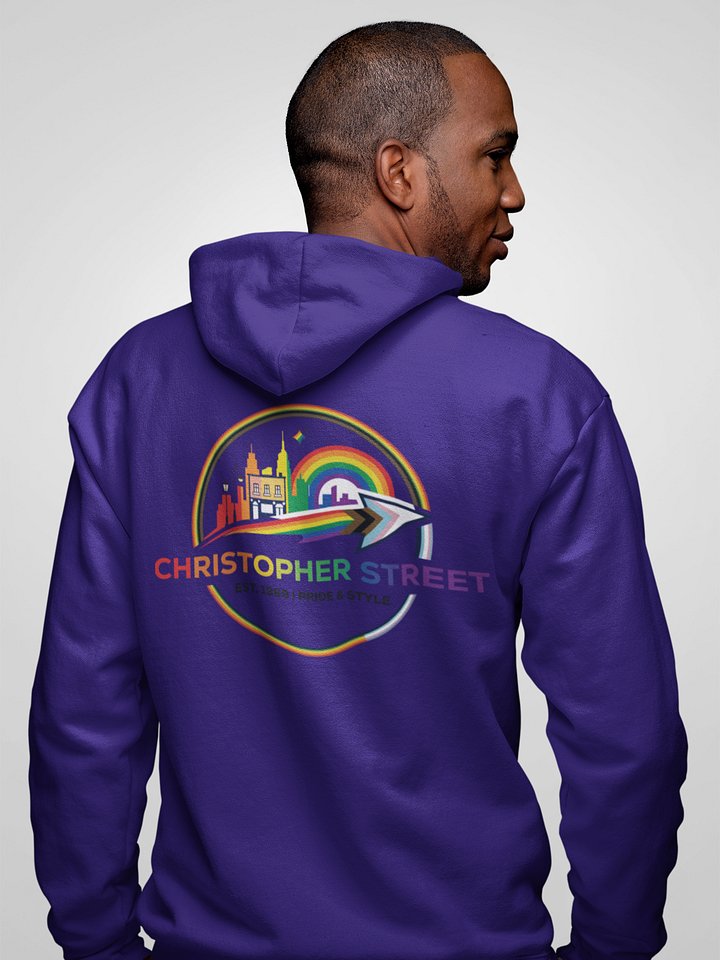 Christopher Street Pride & Style Hoodie - Embroidered Logo product image (2)