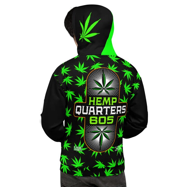 HempQuarters Neon Green Hoodie product image (2)