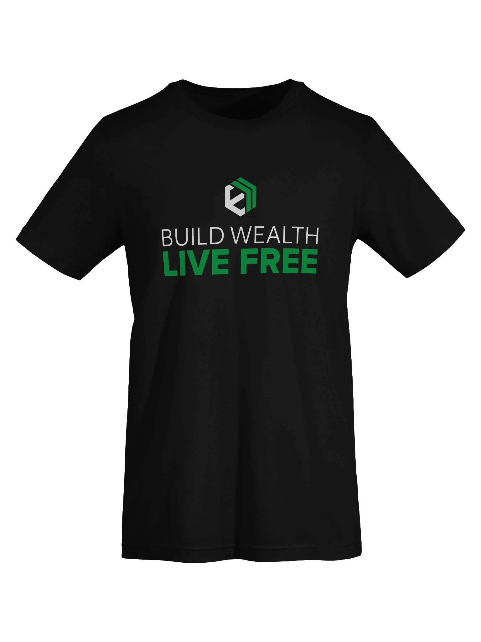 E-Estate “Build Wealth. Live Free.” Lifestyle Tee (Unisex) product image (7)