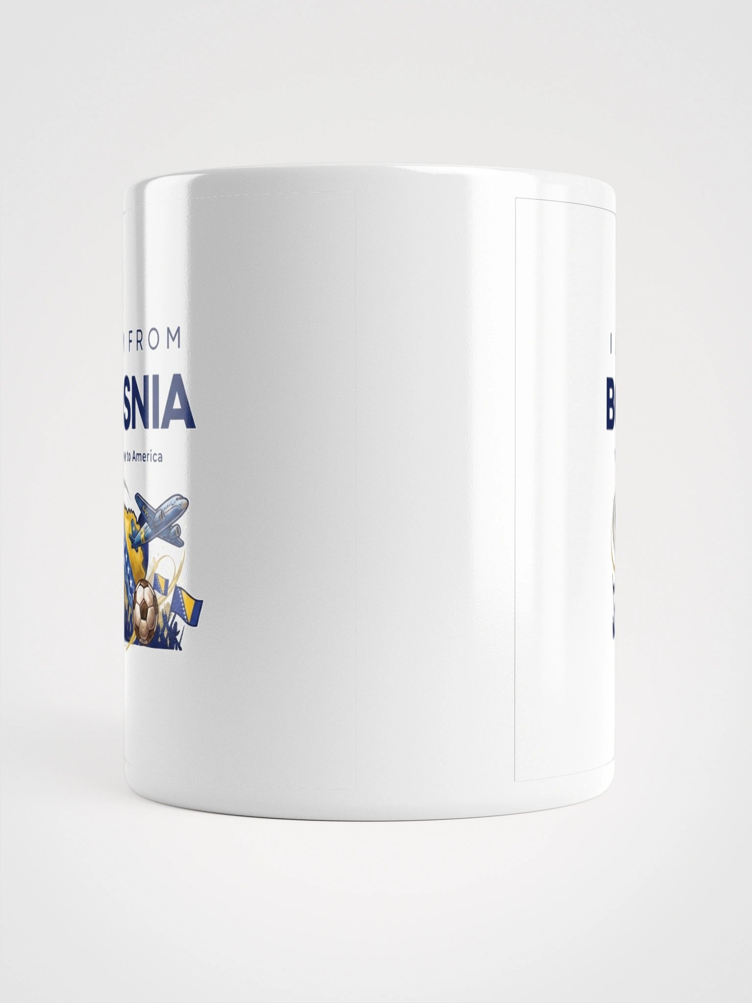 I Am From Bosnia - Take Me to America Coffee Mug (White) product image (2)