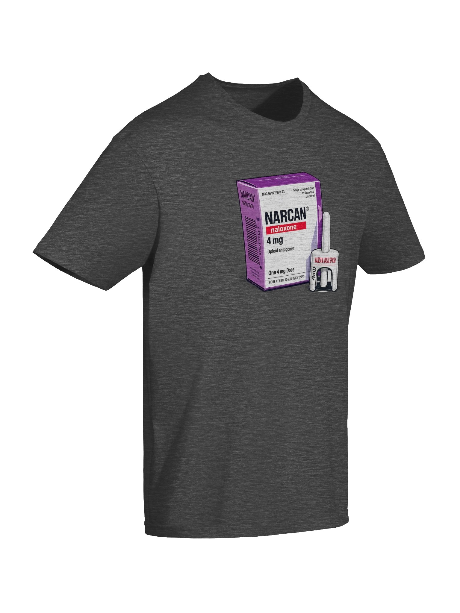 Narcan Opioid Antagonist Nasal Spray T-Shirt product image (10)