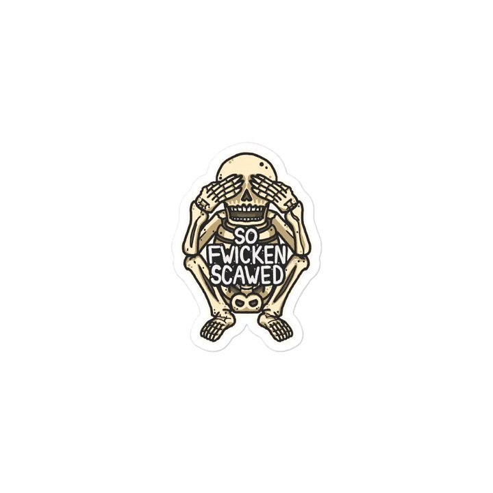So Fwicken Scared Magnet product image (1)