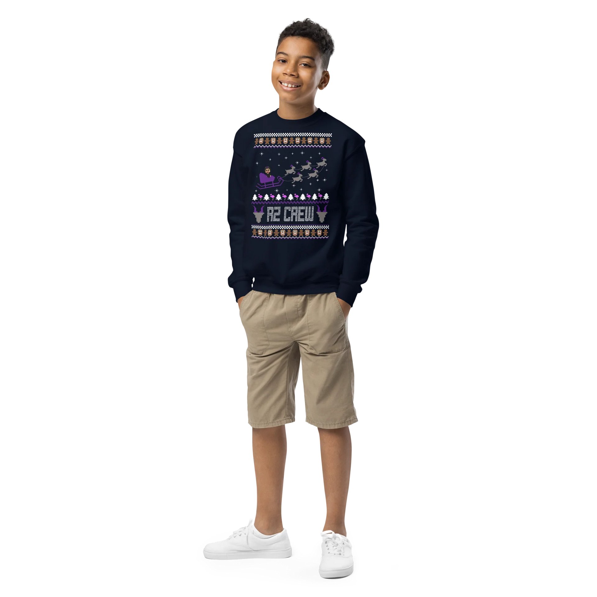 Youth R2 Sleigh Crewneck Sweatshirt product image (4)