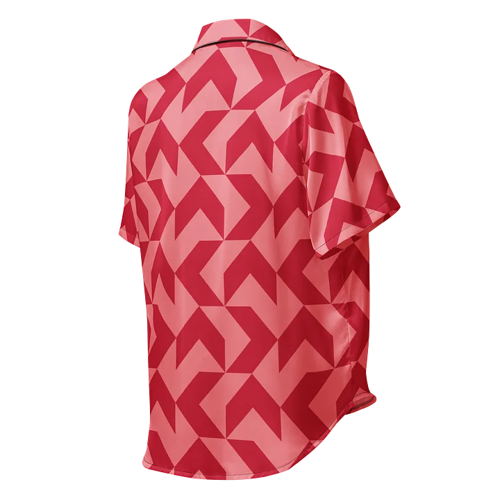 Red Zigzag Geo Pajama Top product image (2)