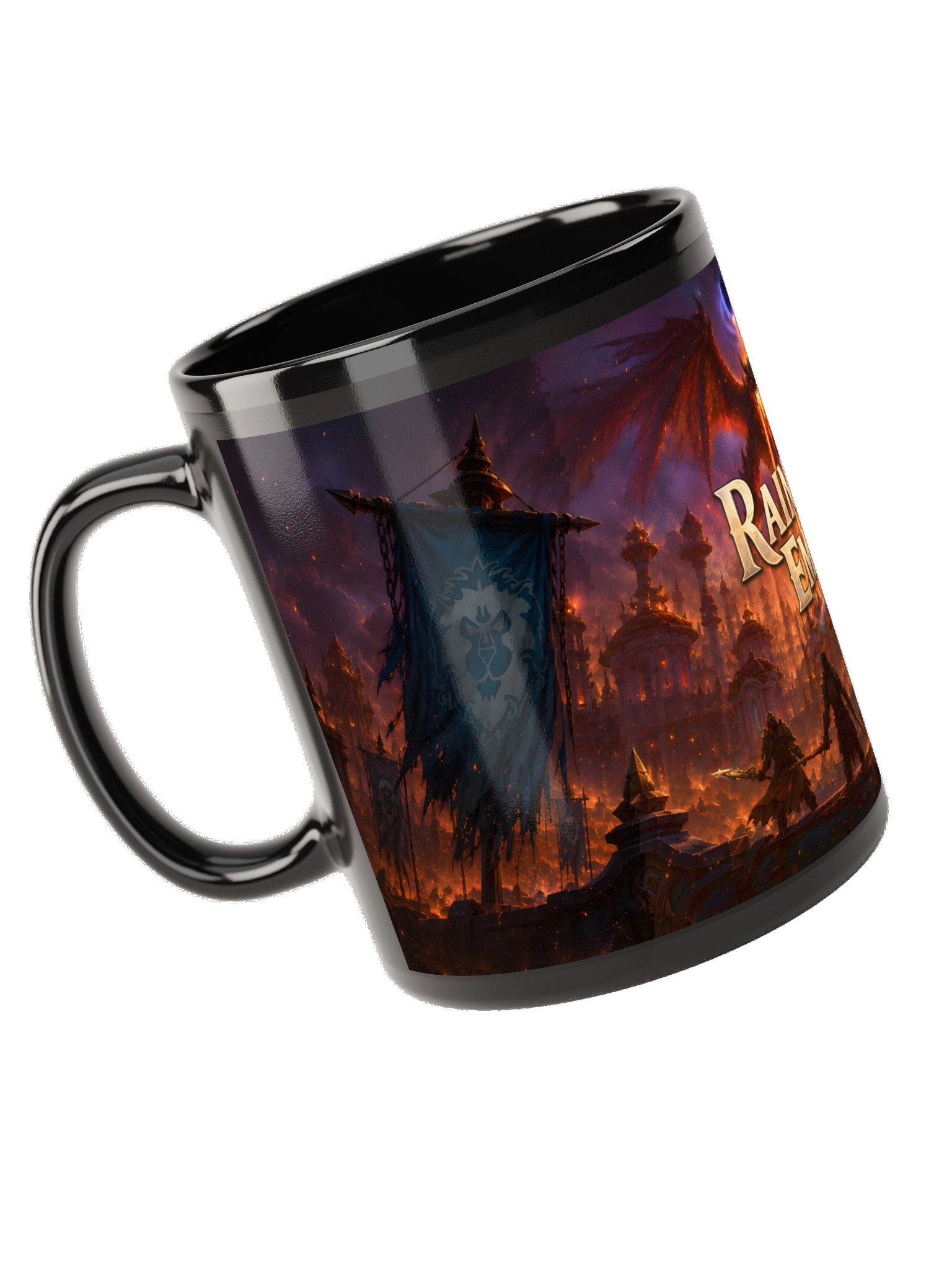 Raining Embers Black Glossy Mug product image (9)