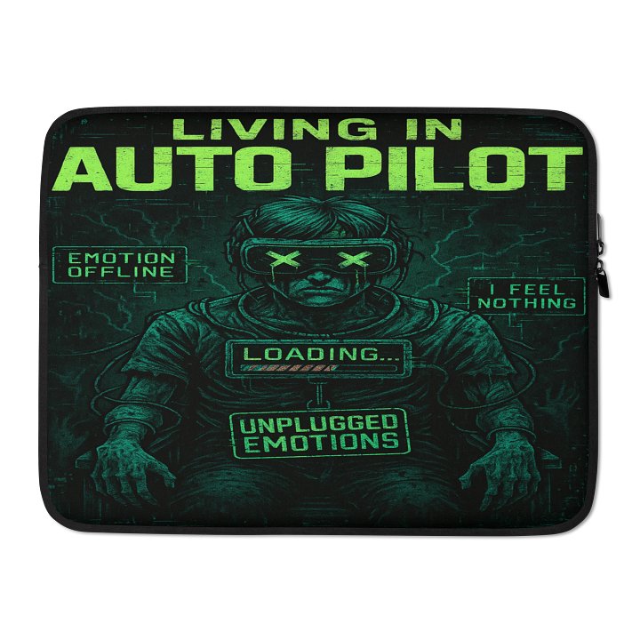 Living in Auto Pilot Laptop Sleeve product image (2)